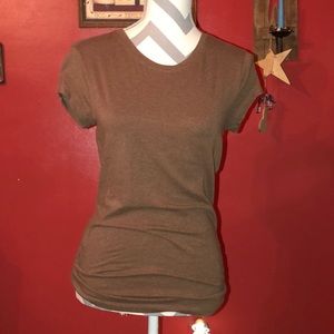 Fitted Plain Brown SO Tee